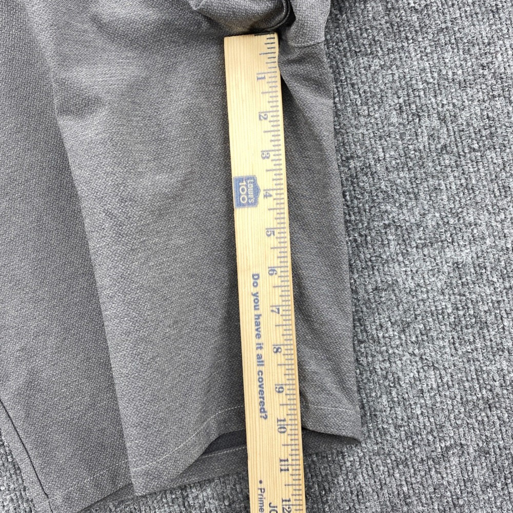 Adidas Golf Shorts Mens 35 Gray Textured Performance Athletic Country Club - Picture 5 of 11
